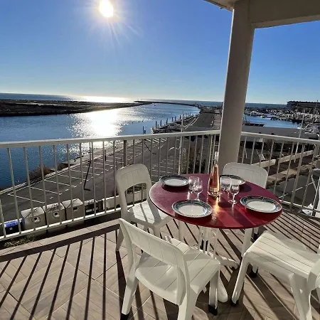 T3 Avec Terrasse, Parking Et Vue Pour 6 à - Fr-1-701-34 * Valras-Plage
