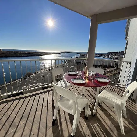 T3 Avec Terrasse, Parking Et Vue Pour 6 à - Fr-1-701-34 * Valras-Plage
