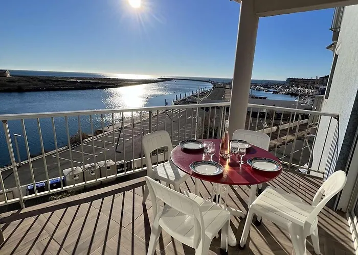 T3 Avec Terrasse, Parking Et Vue Pour 6 A - Fr-1-701-34 * Valras-Plage