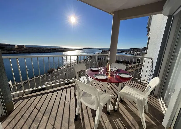 T3 Avec Terrasse, Parking Et Vue Pour 6 A - Fr-1-701-34 * Valras-Plage
